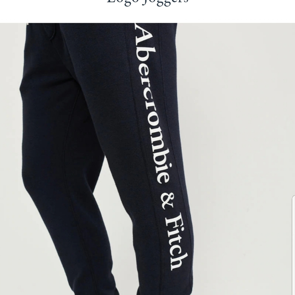 Abercrombie &Fitch logo Joggers